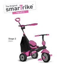 Tricikli za djecu od 10 mjeseci - Tricikl Delight Touch Steering 3u1 smarTrike ružičasti od 10 mjeseci_1