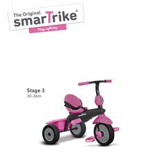Triciklik 10 hónapos kortól - Tricikli Delight Touch Steering 3in1 smarTrike rózsaszín 10 hó-tól_2