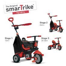 Tricycle à partir de 10 mois - Tricycle Delight Touch Steering 3v1 smarTrike rouge depuis 10 mois_0