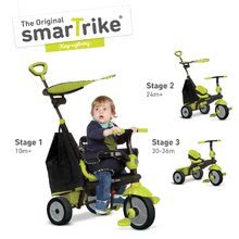 Tricikli za djecu od 10 mjeseci - Tricikl Delight Touch Steering 3u1 smarTrike zeleni od 10 mjeseci_1