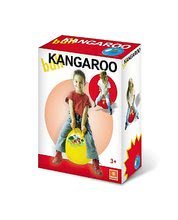 Skakalne žoge in skakači - Skakalna žoga Kangaroo Samorog Mondo rožnata z 2 držaloma 50 cm_0