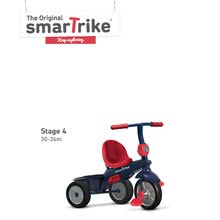 Tricikli za djecu od 10 mjeseci - Tricikl Vanilla Navy TouchSteering smarTrike plavi sa suncobranom od 10 mjeseci_3