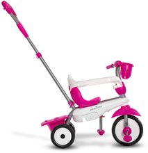 Trojkolky od 10 mesiacov - Trojkolka Breeze Plus Pink Classic smarTrike TouchSteering ovládanie s držiakom na fľašu a gumené kolesá s tlmičom od 10 mes_1