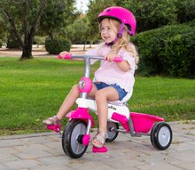 Tricicli dai 10 mesi - Triciclo Breeze Plus Pink Classic smarTrike TouchSteering comando con portabottiglie e ruote in gomma con ammortizzatore da 15 mesi_3