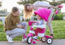 Tricicli dai 10 mesi - Triciclo Breeze Plus Pink Classic smarTrike TouchSteering comando con portabottiglie e ruote in gomma con ammortizzatore da 15 mesi_1