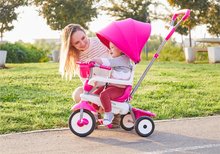 Kinderdreiräder ab 10 Monaten - Dreirad Breeze Plus Pink Classic smarTrike Touch Steering Steuerung mit Flaschenhalter und Gummirädern mit Stoßdämpfer ab 15 Monaten_1