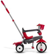 Tricikli od 10. meseca - Tricikel Breeze Plus Red Classic smarTrike TouchSteering vodenje z držalom za steklenico in gumirana kolesa z blažilcem tresljajev od 10 mes_1