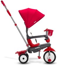 Tříkolky od 10 měsíců - Tříkolka Breeze Plus Red Classic smarTrike TouchSteering ovládání s držákem na láhev a gumová kola s tlumičem od 10 měsíců_0