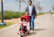 Trojkolky od 10 mesiacov - Trojkolka Breeze Plus Red Classic smarTrike TouchSteering ovládanie s držiakom na fľašu a gumené kolesá s tlmičom od 10 mes_0