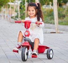 Tricikli od 10. meseca - Tricikel Breeze Plus Red Classic smarTrike TouchSteering vodenje z držalom za steklenico in gumirana kolesa z blažilcem tresljajev od 10 mes_1
