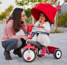 Tricikli od 10. meseca - Tricikel Breeze Plus Red Classic smarTrike TouchSteering vodenje z držalom za steklenico in gumirana kolesa z blažilcem tresljajev od 10 mes_2