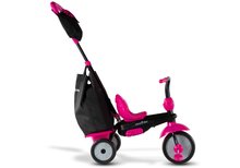 Tricicli dai 10 mesi - Triciclo Vanilla Plus Pink Classic smarTrike TouchSteering comando con ruote in gomma e ammortizzatore 2 borse od 15 mesi_3