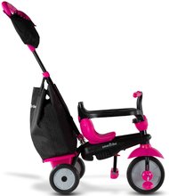 Triciklik 10 hónapos kortól - Tricikli Vanilla Plus Pink Classic smarTrike TouchSteering vezérlés gumikerekek lengéscsillapító 2 táska 10 hó-tól_3