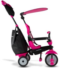 Triciklik 10 hónapos kortól - Tricikli Vanilla Plus Pink Classic smarTrike TouchSteering vezérlés gumikerekek lengéscsillapító 2 táska 10 hó-tól_1
