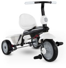 Tricikli za djecu od 10 mjeseci - Tricikl Vanilla DLX smaTrike TouchSteering upravljanje sa suncobranom i torbom, crno-bijeli od 10 mjes_0
