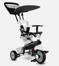 Kinderdreiräder ab 10 Monaten - Dreirad Vanilla DLX smaTrike Touch Steering Steuerung mit Sonnenschirm und Tasche schwarz und weiß ab 10 Monaten_2