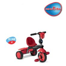 Triciclete de la 10 luni - Tricicletă Sport Red Touch Steering 4in1 smarTrike cu geantă ghidare ultra ușoară roșie de la 10 luni_1