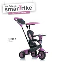 Tricikli za djecu od 10 mjeseci - Tricikl Spirit Pink 4u1 Touch Steering smarTrike ružičasti od 10 mjeseci_1