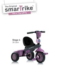 Tricikli za djecu od 10 mjeseci - Tricikl Spirit Pink 4u1 Touch Steering smarTrike ružičasti od 10 mjeseci_0