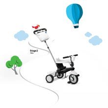 Trojkolky od 10 mesiacov - Trojkolka Spirit Touch Steering smarTrike čierno-biela od 10 mes_2