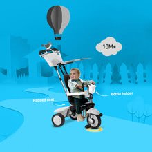 Trojkolky od 10 mesiacov - Trojkolka Spirit Touch Steering smarTrike čierno-biela od 10 mes_3