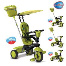 Tricikli za djecu od 10 mjeseci - Tricikl Spirit Green 4-in-1 Touch Steering smarTrike s taškou zelená od 10 mesiacov ST6753800_1