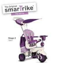 Kinderdreiräder ab 10 Monaten - Dreirad Splash 5v1 Purple&White smarTrike 360° Lenkung mit verstellbarer Rückenlehne Lila-Creme ab 10 Monaten_2