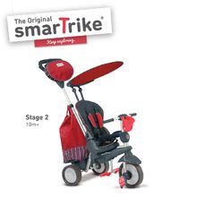 Triciklik 10 hónapos kortól - Tricikli Splash 5in1 Red smarTrike 360° irányítás dönthető háttámlával piros-szürke 10 hó-tól_1