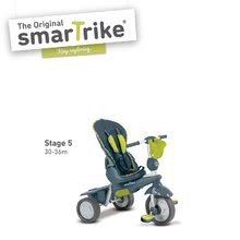 Triciklik 10 hónapos kortól - Tricikli Splash 5in1 Green smarTrike 360° irányítás és állítható háttámla zöld-szürke 10 hó-tól_3