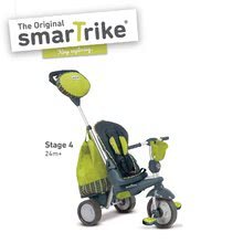 Triciklik 10 hónapos kortól - Tricikli Splash 5in1 Green smarTrike 360° irányítás és állítható háttámla zöld-szürke 10 hó-tól_2