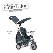 Tricikli za djecu od 10 mjeseci - SMART TRIKE 6801100 tricikl Dazzle 5u1 Grey&Black 360° novo upravljanje s podesivim naslonom i 2 torbe crno-sivi od 1 360° upravljanje s podesivim naslonom srebrno-sivi od 10 mjeseci_1
