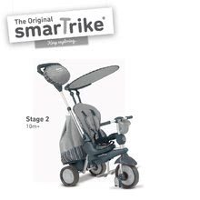 Triciclete de la 10 luni - Tricicletă Splash 5in1 Grey smrTrike cu ghidare 360° și spătar rabatabil argintiu-gri de la 10 luni_1