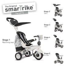 Tricikli za djecu od 10 mjeseci - Tricikl Dazzle 5u1 smarTrike Black&White Touch Steering crno-sivi s pomičnim naslonom i dvama torbama od 10 mjeseci_0