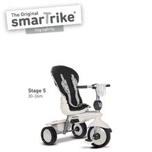 Tricikli za djecu od 10 mjeseci - Tricikl Dazzle 5u1 smarTrike Black&White Touch Steering crno-sivi s pomičnim naslonom i dvama torbama od 10 mjeseci_0