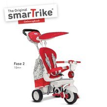 Tricikli od 10. meseca - Tricikel Dazzle 5v1 Red&White Touch Steering smarTrike rdeče-siv_1