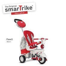 Tricikli od 10. meseca - Tricikel Dazzle 5v1 Red&White Touch Steering smarTrike rdeče-siv_2