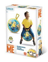 Mingi de sărit,jucarii de sărit şi leagăne - Minge pentru sărit Kangaroo Minionii Mondo cu mânere 45 cm_0