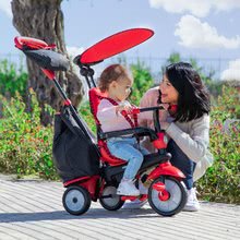 Tříkolky od 10 měsíců - Tříkolka Glow Touch Steering 4v1 Black&Red smarTrike červeno-černá od 10 měsíců_1