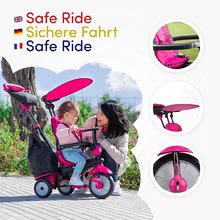 Trikes from 10 months - Glow 4in1 Touch Steering Black&Pink smarTrike Tricycle pink-black, 10 months and over_11