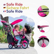 Tricikli za djecu od 10 mjeseci - Tricikl Glow 4u1 Touch Steering Black&Pink smarTrike ružičasto-crni od 10 mjeseci_11