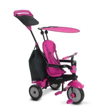 Trojkolky od 10 mesiacov - Trojkolka Glow 4v1 Touch Steering Black&Pink smarTrike ružovo-čierna od 10 mes_2