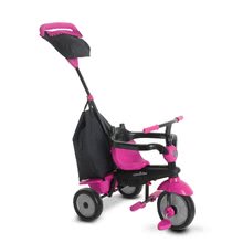 Trikes from 10 months - Glow 4in1 Touch Steering Black&Pink smarTrike Tricycle pink-black, 10 months and over_3