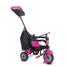 Tříkolky od 10 měsíců - Tříkolka Glow 4v1 Touch Steering Black&Pink smarTrike růžovo-černá od 10 měsíců_3