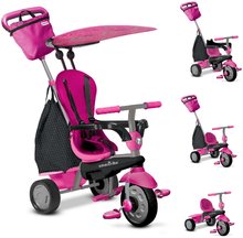 Trikes from 10 months - Glow 4in1 Touch Steering Black&Pink smarTrike Tricycle pink-black, 10 months and over_3