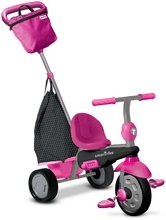 Triciclete de la 10 luni - Tricicletă Glow 4 în 1 Touch Steering smarTrike Black&Pink luni roz-negru de la 10 luni_8