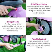 Kinderdreiräder ab 10 Monaten - Dreirad Shine 4in1 Touch Steering Grau&Pink smarTrike grau-rosa ab 10 Monaten_2
