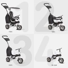 Kinderdreiräder ab 10 Monaten - Dreirad Glow Touch Steering 4in1 Black&White smarTrike schwarz und weiß ab 10 Monaten_9