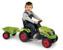 Seturi căsuțe  - Set căsuţă Jura Lodge Smoby cu 2 uşi şi tractor Claas Farmer XL cu remorcă_3