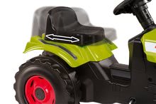 Vehicule cu pedală pentru copii - Tractor cu pedale Claas GM Smoby cu remorcă verde_0
