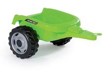 Pedálos gyermekjárművek - Pedálos traktor Farmer XL Smoby pótkocsival világoszöld_0